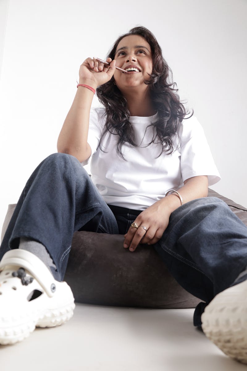 Indian customer testimonial portrait
